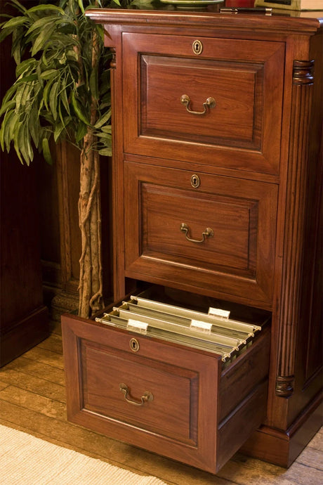 La Roque Three Drawer Filing Cabinet