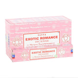 Set of 12 Satya Exotic Romance Incense Sticks (12/50)