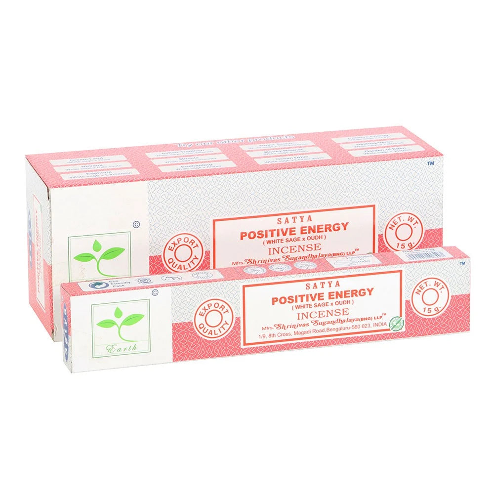 Set of 6 Earth Satya Positive Energy Incense (12/50)
