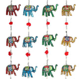 Assorted Hanging Elephant Decoration with Bell