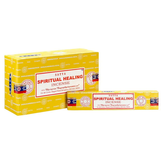 Set of 12 Spiritual Healing Incense Sticks by Satya (12/50)