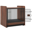 Dog Crate Furniture Indoor Dog Cage with Removable Tray