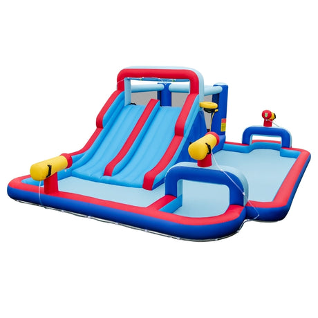 Inflatable Water Slide Park for Kids Backyard Outdoor Fun (without Blower)