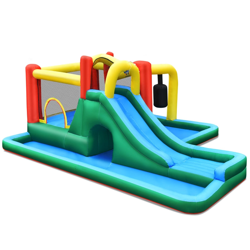 Kids Inflatable Water Slide Bounce House without Blower