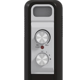 HOMCOM 2kW Nine Fin Oil-Filled Radiator - Black