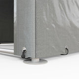 Outsunny 2.2 x 1.6 m Outdoor Storage Tent, with Accessories - Light Grey
