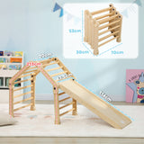 AIYAPLAY 3 in 1 Kids Climbing Set Indoor with Sliding Ramp, Foldable design, Gift for 2-6 Years Old