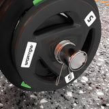 SPORTNOW Curl Bar with 30kg Weight Plates, Barbell Bar for 5cm Weight Plates, Home Gym Weight Lifting Bar, 120cm, 58kg