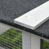 PawHut Wooden Catio Cat Outdoor Enclosure, Cat Cage with Waterproof Roof, Platforms, for Multiple Kittens, 180 x 98 x 180 cm