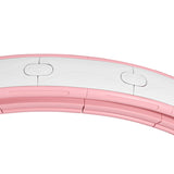 SPORTNOW Smart Weighted Hula Hoop, Massage Hula Ring w/ 16 Detachable Knots, 360 Auto-Rotating Ball, Digital Counter, Pink