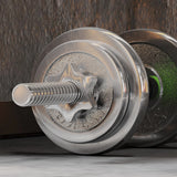 SPORTNOW 20kg 2-in-1 Barbell and Dumbbell Set, with Non-Slip Handle, for Weight Lifting, Training Home Gym