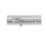 Jedo Brass Straight Barrel Bolts 152x25mm Satin Chrome