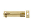 Jedo Brass Necked Barrel Bolts 102x25mm Polished Brass