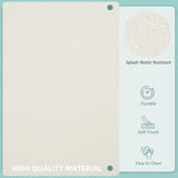 Outsunny Replacement Cushion Covers for Garden Sofa Set, Garden Rattan Sofa Cushion Polyester Cover Replacement Outdoor - No Cushion Included, Cream