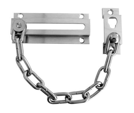 Jedo Security Door Chains 200mm Satin Chrome