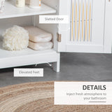 kleankin Modern Bathroom Floor Cabinet - White