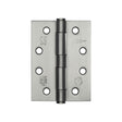 Jedo Grade 7 Steel Heavy Duty Button Tip Hinges 102x76x2.5mm Satin Chrome