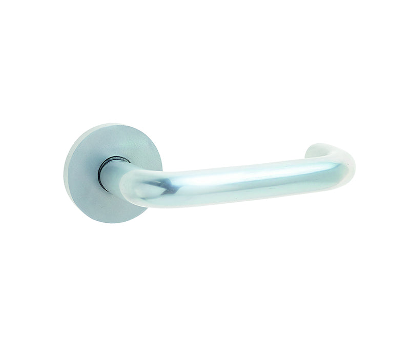 19mm  Round Bar Handle on Rose Satin Anodised Aluminium