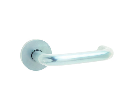 19mm  Round Bar Handle on Rose Satin Anodised Aluminium