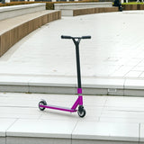 HOMCOM Stunt Scooter, 360 Entry Level Tricks Scooter w/ Lightweight Aluminium Deck and ABEC 7 Bearing, For Age 14+ Beginners, Purple