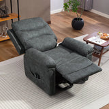 HOMCOM Power Lift Recliner Chair with Vibration Massage, Heat, USB - Grey