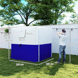 Outsunny 2 x 2m Pop-Up Gazebo, with Accessories - Dark Blue