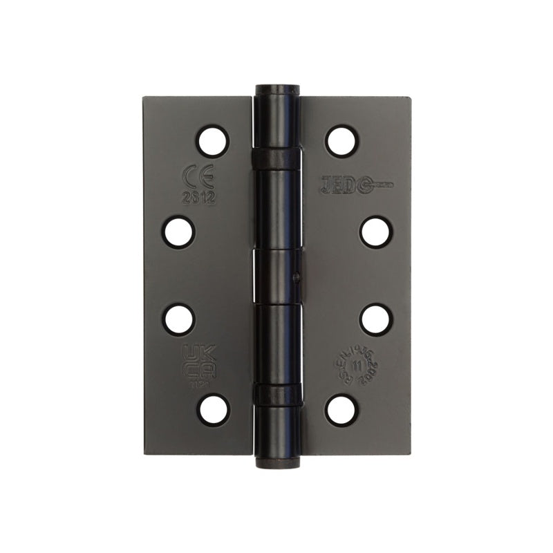 Jedo Grade 11 Steel Ball Bearing Hinges 102x76mm Black