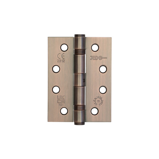 Jedo Grade 11 Steel Ball Bearing Hinges 102x76mm Bronze