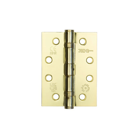 Jedo Grade 11 Steel Ball Bearing Hinges 102x76mm Electro Brassed