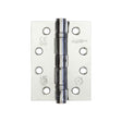 Jedo Grade 11 Steel Ball Bearing Hinges 102x76mm Polished Chrome