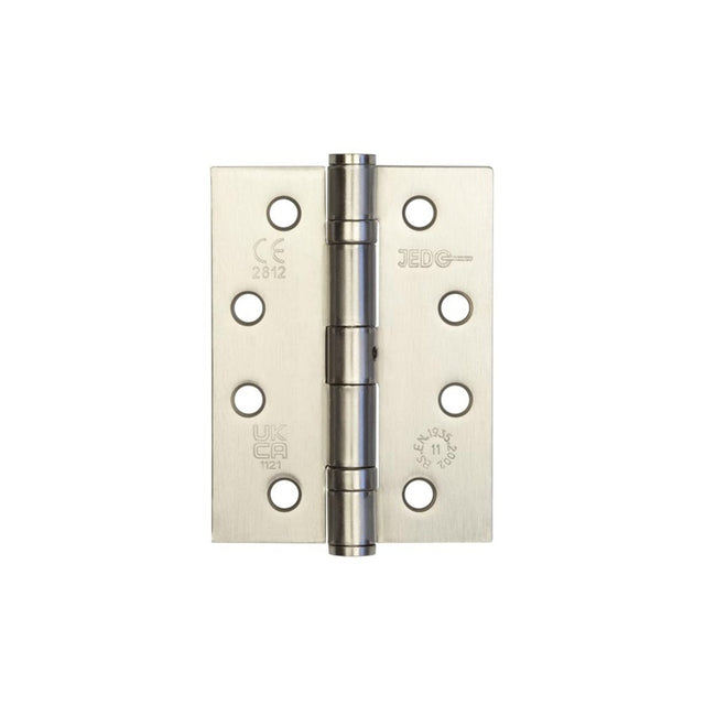 Jedo Grade 11 Steel Ball Bearing Hinges 102x76mm Satin Nickel