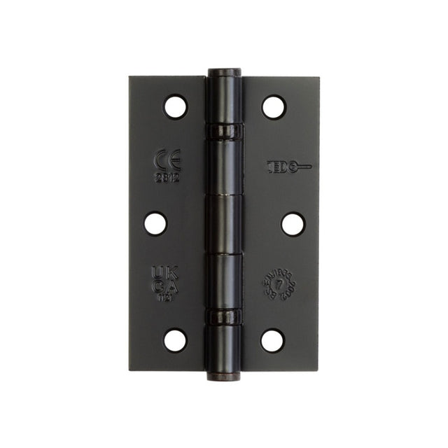 Jedo Steel Ball Bearing Hinges 89x58mm 89x58x2mm Black