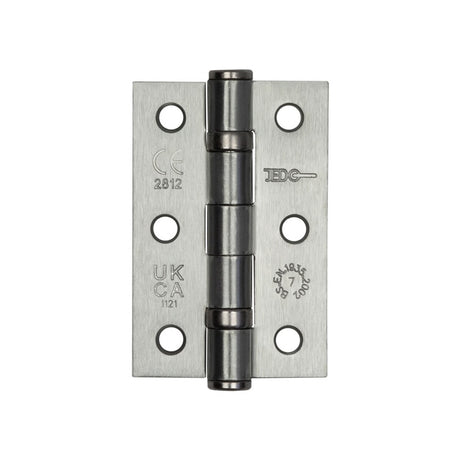 Jedo Grade 7 Steel Ball Bearing Hinges 76x50mm Satin Chrome