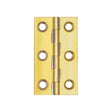 Plain Butt Hinges 51x28x1.5mm Polished Brass
