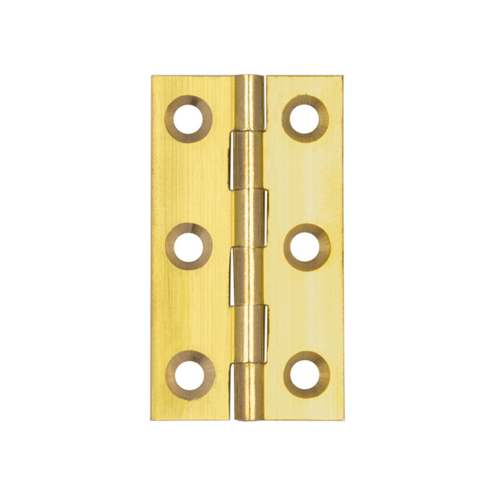 Plain Butt Hinges 51x28x1.5mm Polished Brass