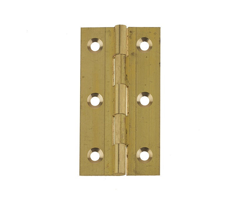 Plain Butt Hinges 76x42x1.5mm Polished Brass