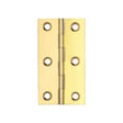 Plain Butt Hinges 76x42x1.5mm Polished Brass