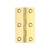 Plain Butt Hinges 76x42x1.5mm Polished Brass