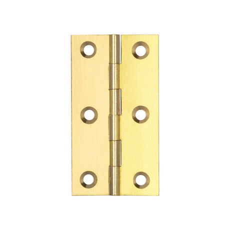 Plain Butt Hinges 76x42x1.5mm Polished Brass