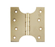 Budget Parliament Hinges 102x100x4mm Polished Brass