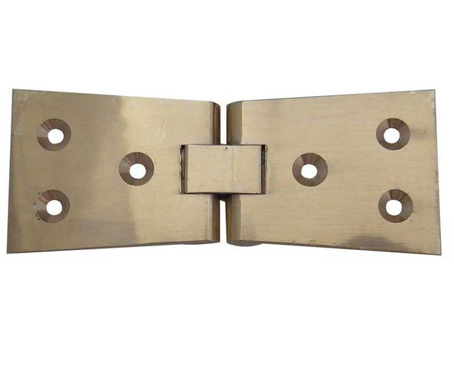 Jedo Counter Flap Hinge 99x40x1mm Polished Brass