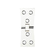Jedo Counter Flap Hinge 99x40x1mm Polished Chrome