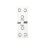 Jedo Counter Flap Hinge 99x40x1mm Polished Chrome