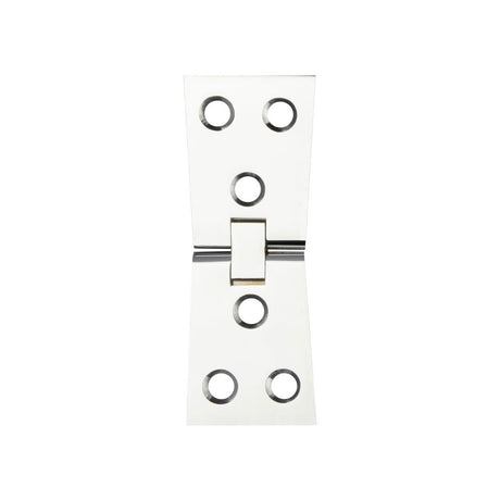 Jedo Counter Flap Hinge 99x40x1mm Polished Chrome