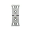 Jedo Counter Flap Hinge 99x40x1mm Satin Chrome