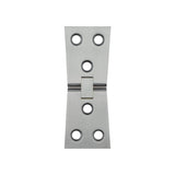Jedo Counter Flap Hinge 99x40x1mm Satin Chrome