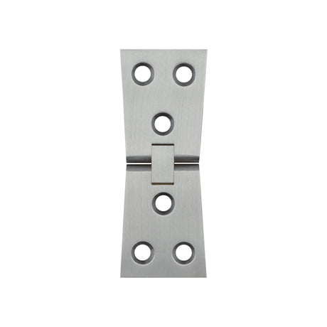 Jedo Counter Flap Hinge 99x40x1mm Satin Chrome