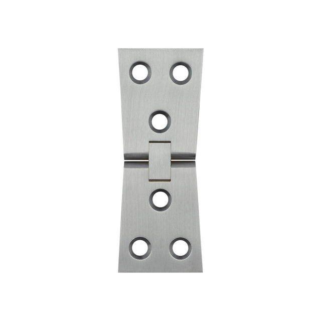 Jedo Counter Flap Hinge 99x40x1mm Satin Chrome