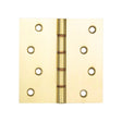 Projection Hinges 102x102x3mm Polished Brass