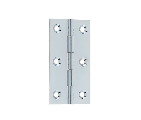 Plain Butt Hinges 76x42x1.5mm Polished Chrome